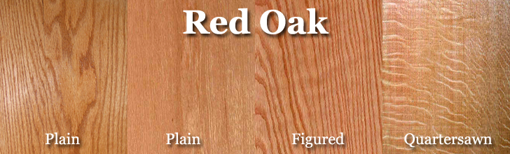 red oak wood